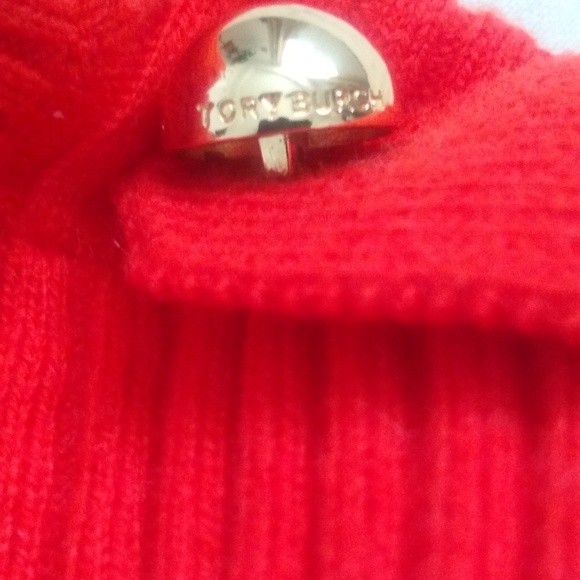 Tory Burch cashmere cotton v-neck sweater